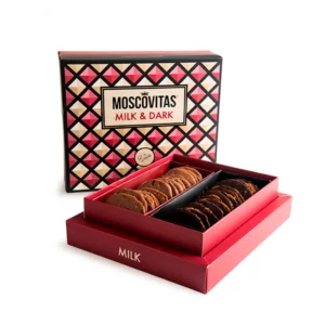 Moscovitas Mixtas Almendra y Chocolate Blanco y Negro Rialto Oviedo - Estuche 320 g