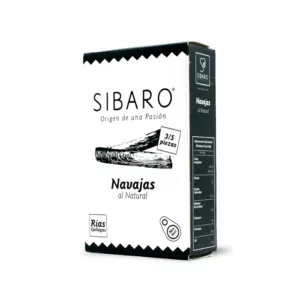 Navajas al Natural 3-5 piezas Rías Gallegas - Sibaro Lata 115 g