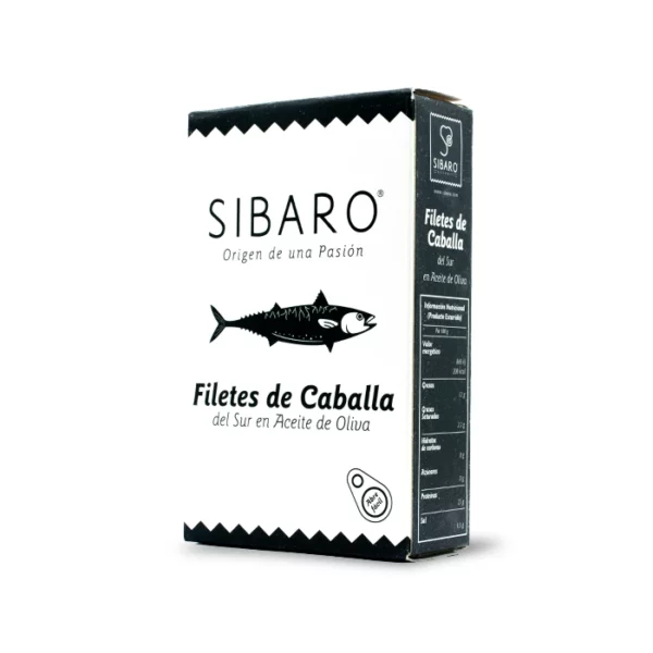 Filetes Caballa del Sur en Aceite de Oliva - Sibaro Lata 120 g